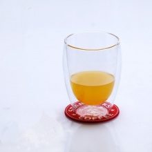 耐热玻璃双层杯隔热透明咖啡杯 高硼硅蛋形玻璃水杯