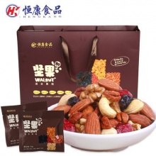 恒康食品 坚果加25g*28包 每日坚果 原味混合坚果仁 果干礼盒装